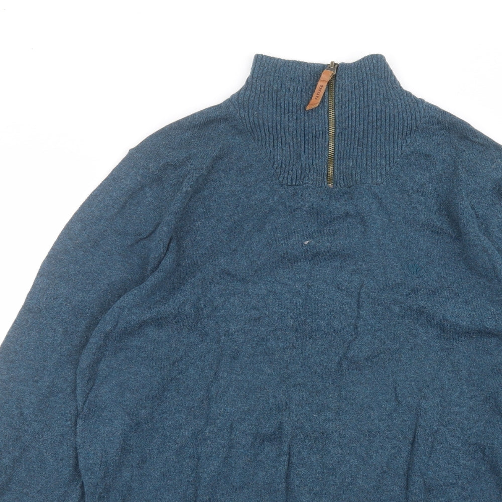 Fat Face Mens Blue   Pullover Jumper Size S