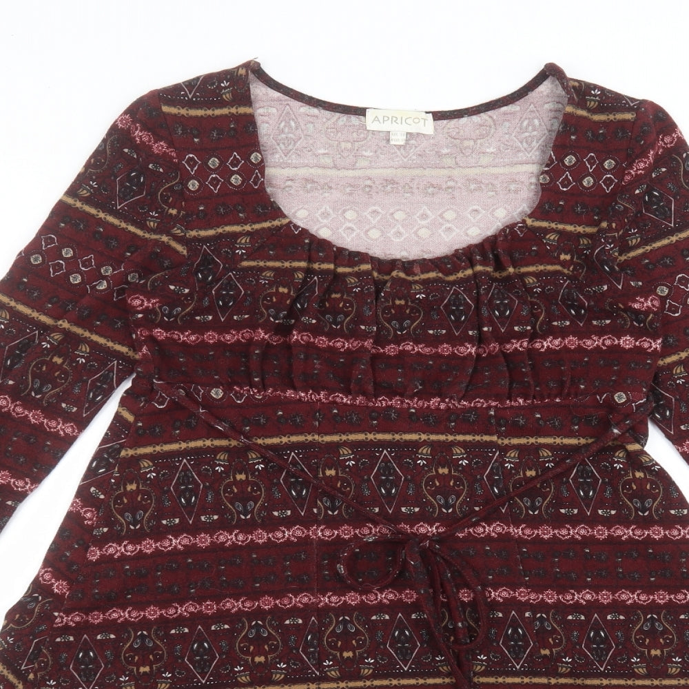 Apricot Womens Red   Pullover Jumper Size 10
