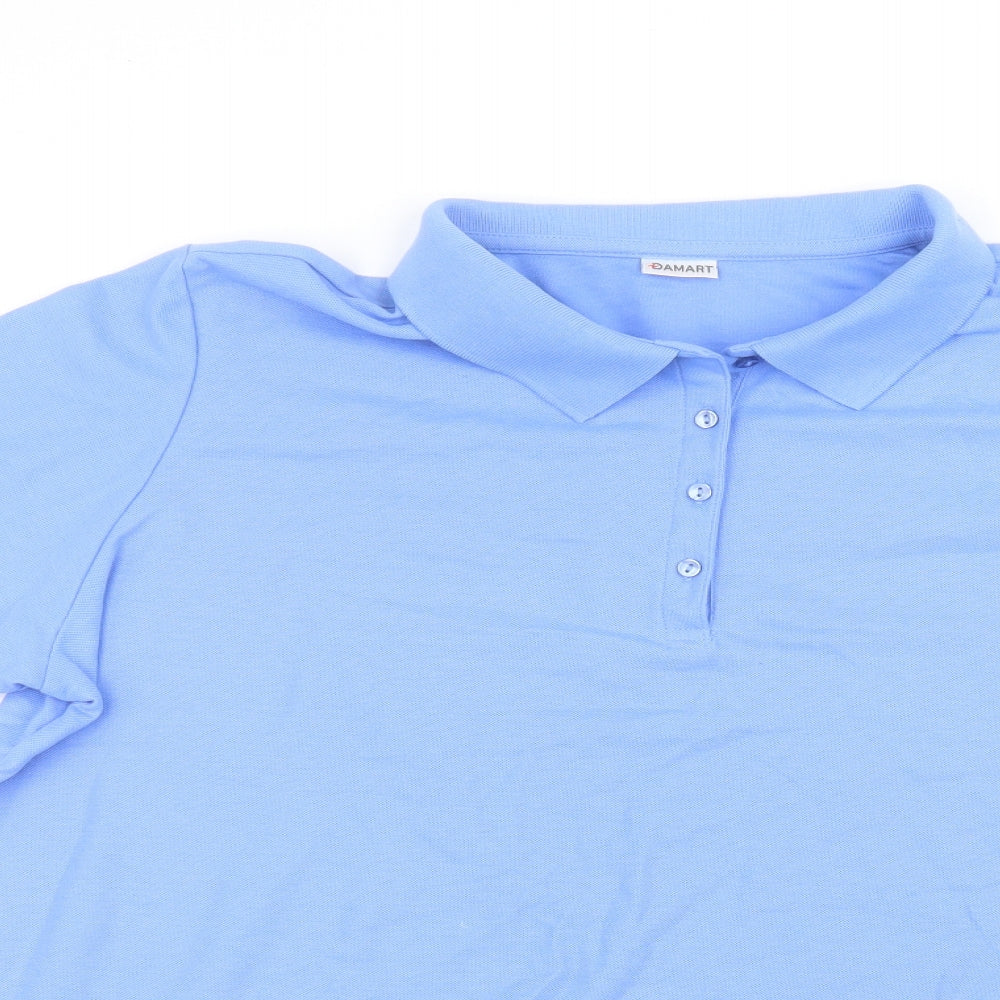 Damart Mens Blue    Polo Size 20