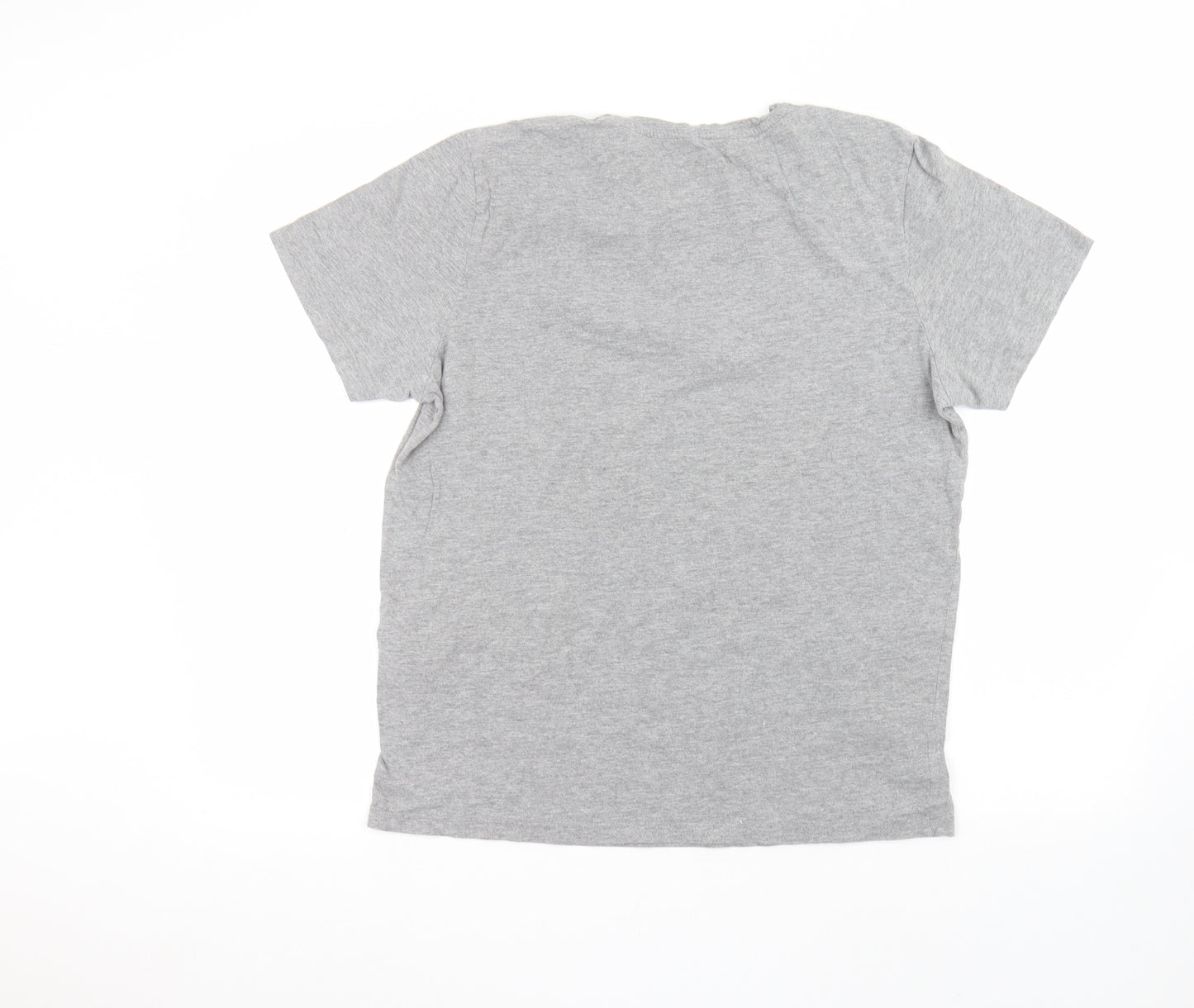 JACK & JONES Mens Grey    T-Shirt Size L