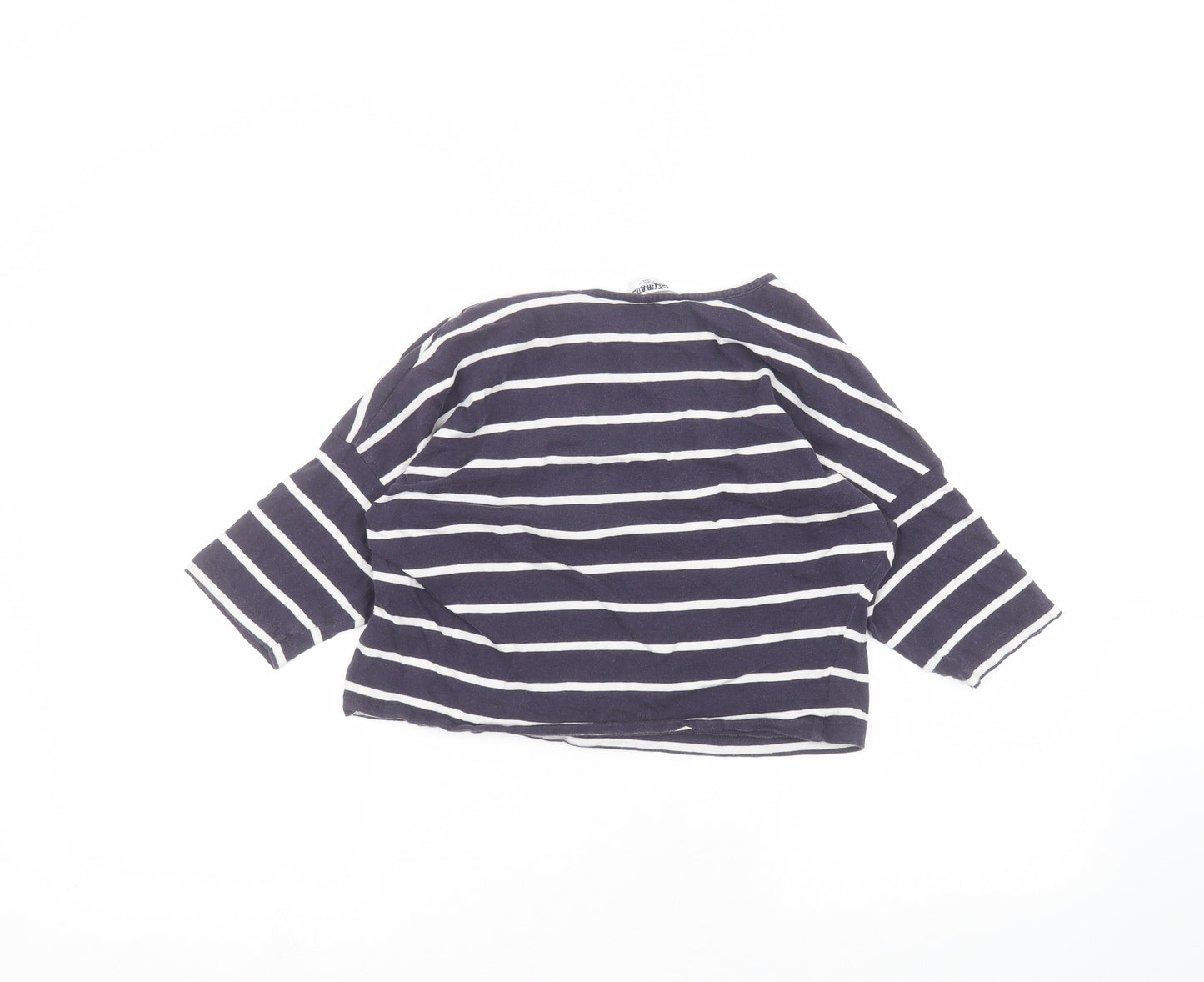 New Look Boys Blue Striped  Basic T-Shirt Size 12-13 Years