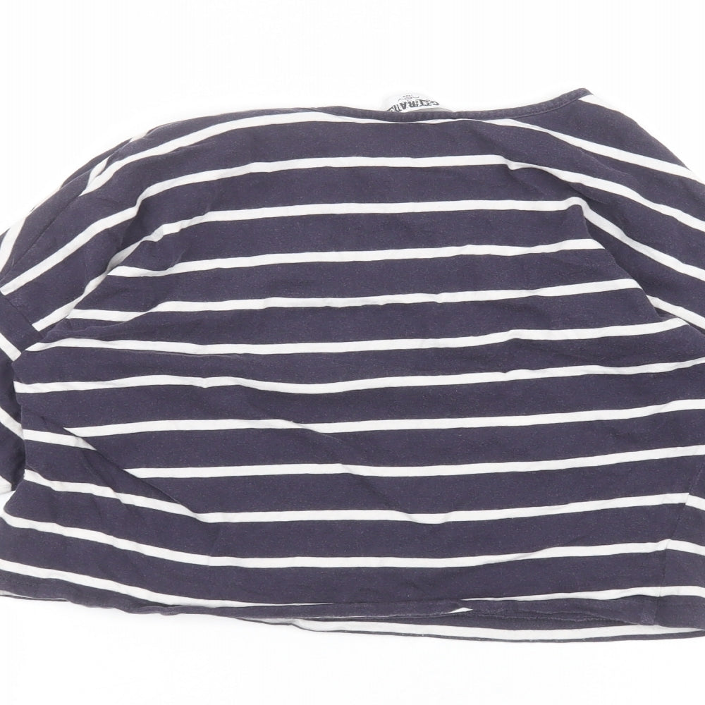 New Look Boys Blue Striped  Basic T-Shirt Size 12-13 Years