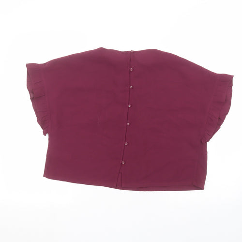 NEXT Girls Purple   Basic T-Shirt Size 12 Years