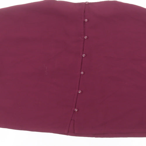 NEXT Girls Purple   Basic T-Shirt Size 12 Years