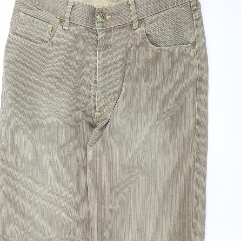 NEXT Mens Green   Straight Jeans Size 34 in L27 in