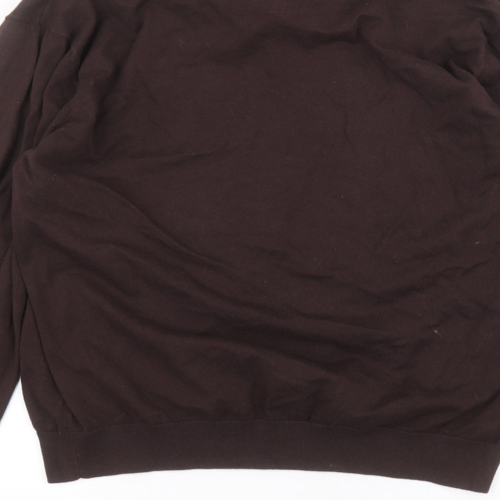 NEXT Mens Brown    Polo Size XL