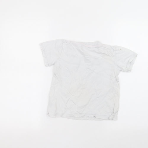 Primark Girls White   Basic T-Shirt Size 5-6 Years
