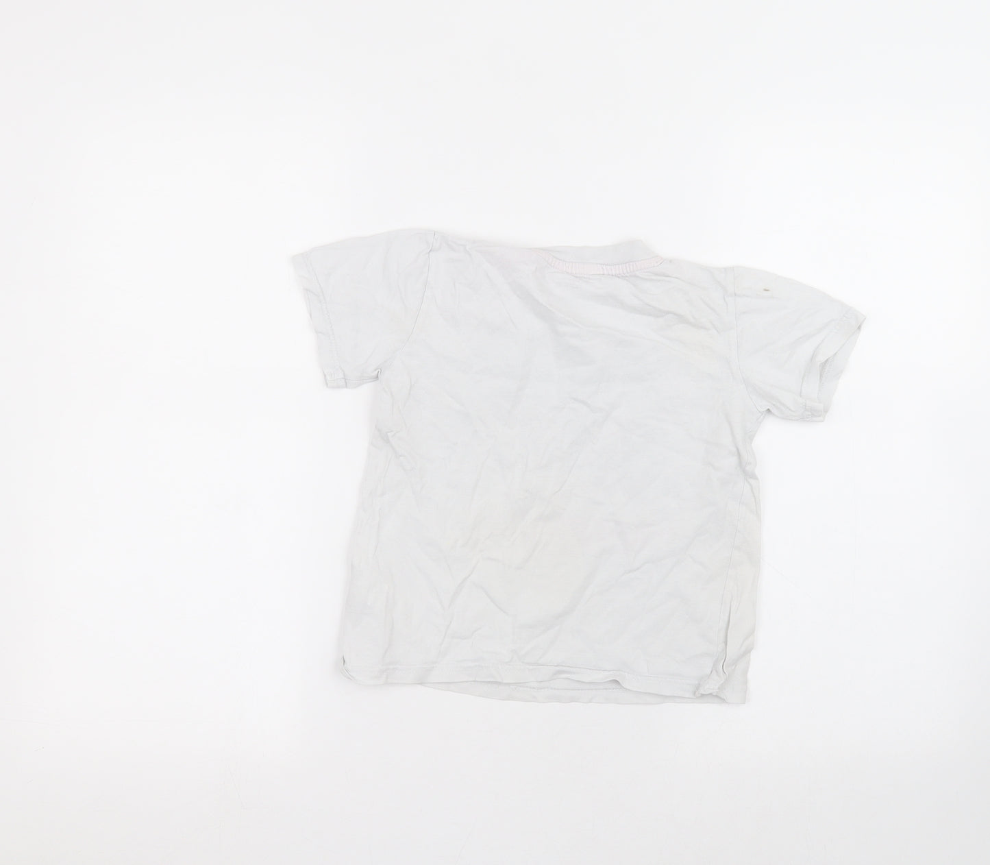 Primark Girls White   Basic T-Shirt Size 5-6 Years