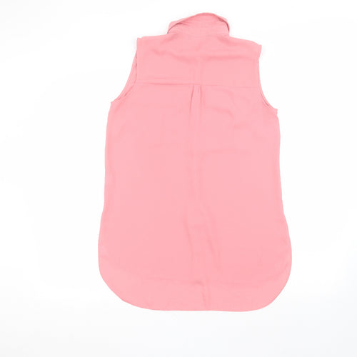 Atmosphere Womens Pink   Basic Button-Up Size 10