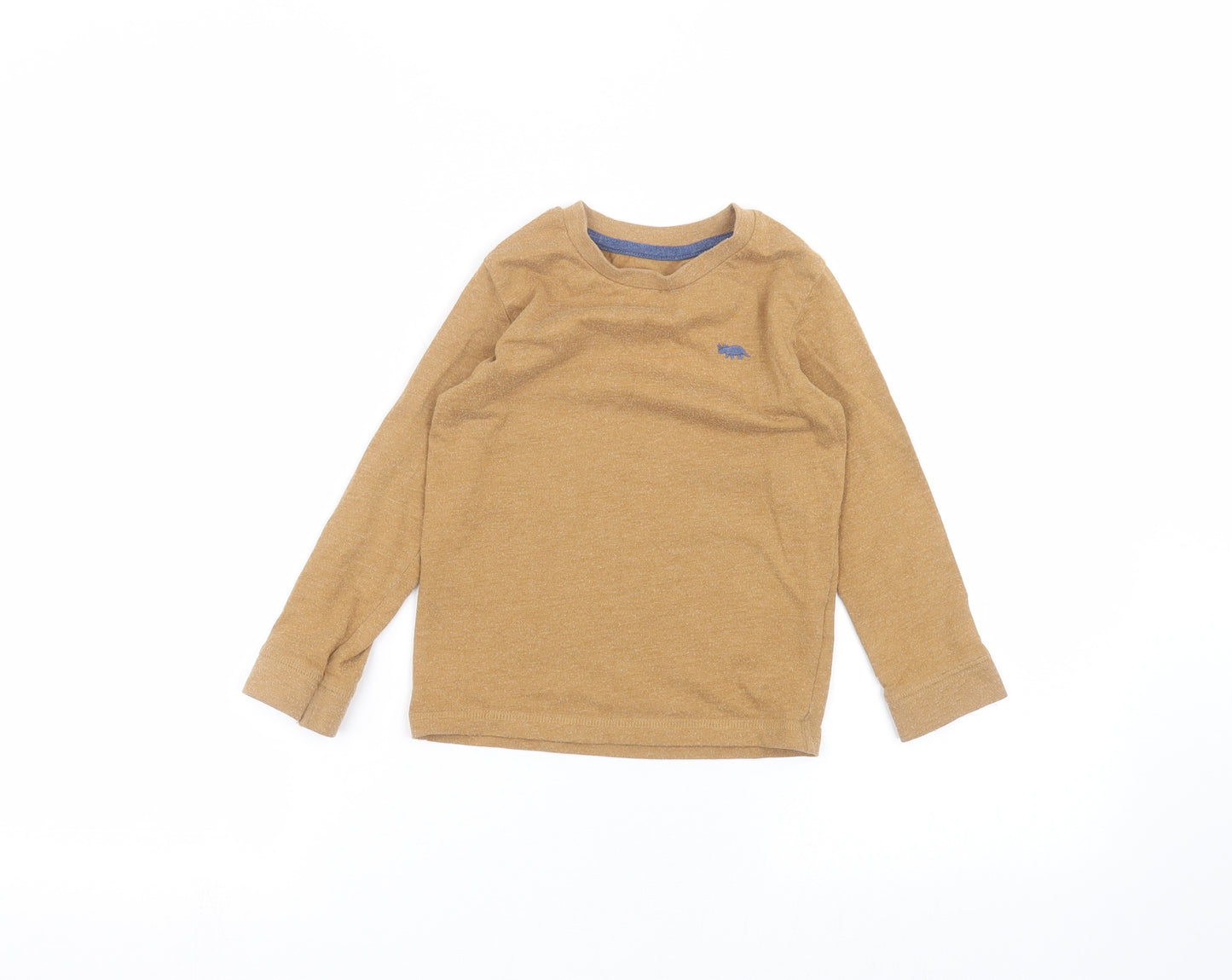 Matalan Boys Brown   Basic T-Shirt Size 3-4 Years