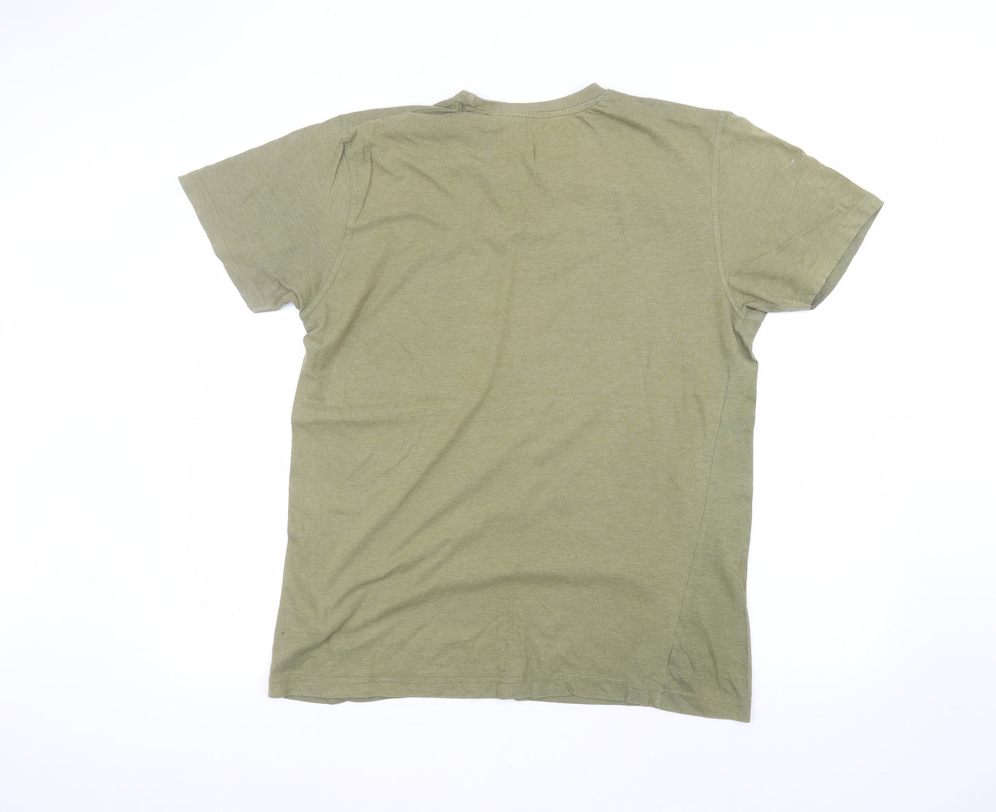 Peacocks Mens Green    T-Shirt Size L
