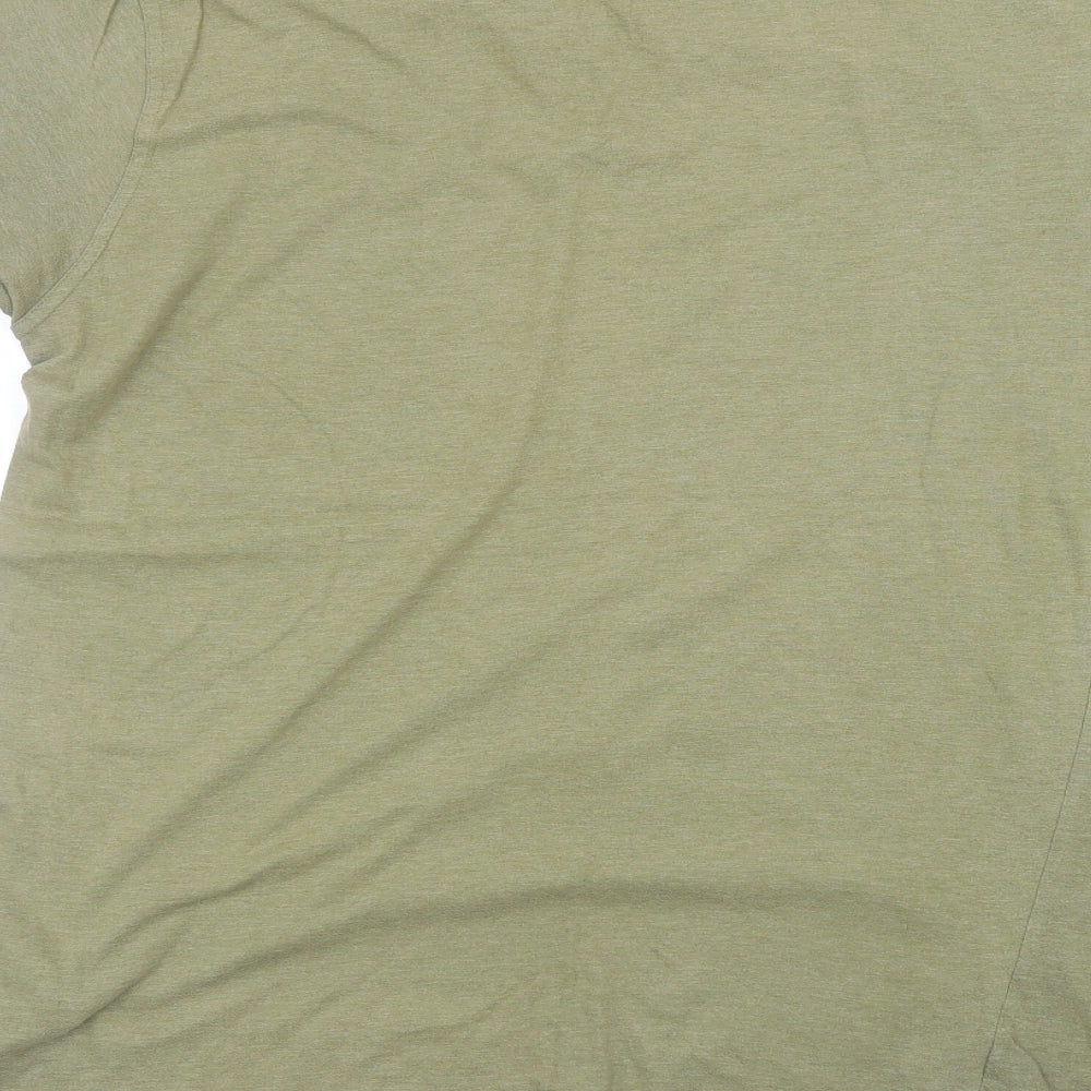 Peacocks Mens Green    T-Shirt Size L