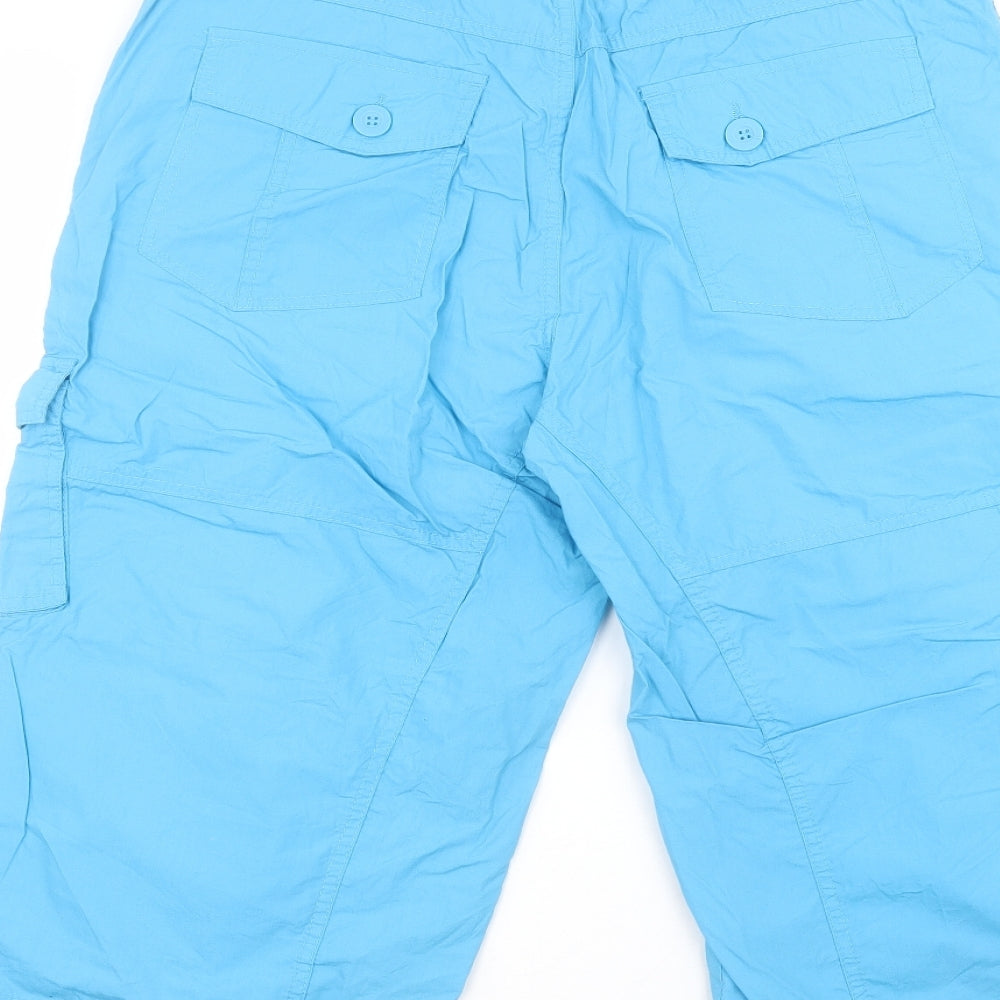 Denim & Co. Mens Blue   Cargo Shorts Size 34 in
