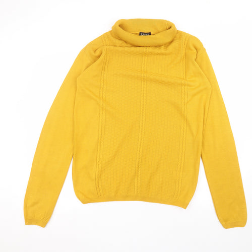 Boohoo Womens Yellow   Basic T-Shirt Size XL