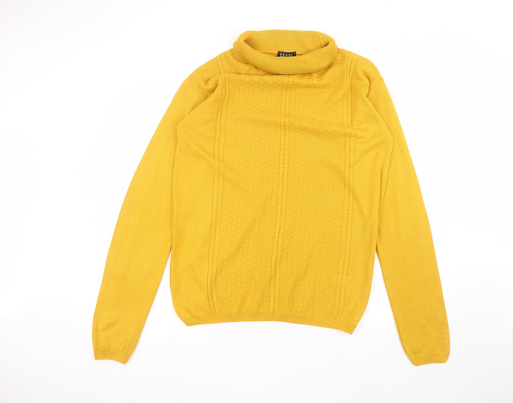 Boohoo Womens Yellow Basic T-Shirt Size XL