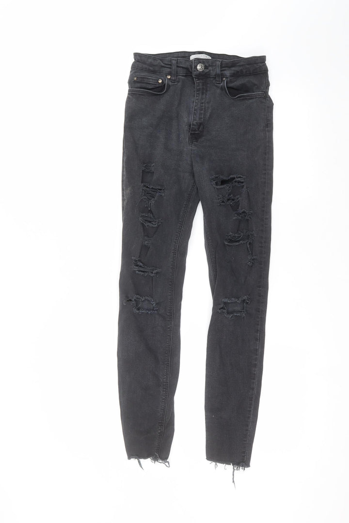 Zara Womens Black Skinny Jeans Size 8 L26 in