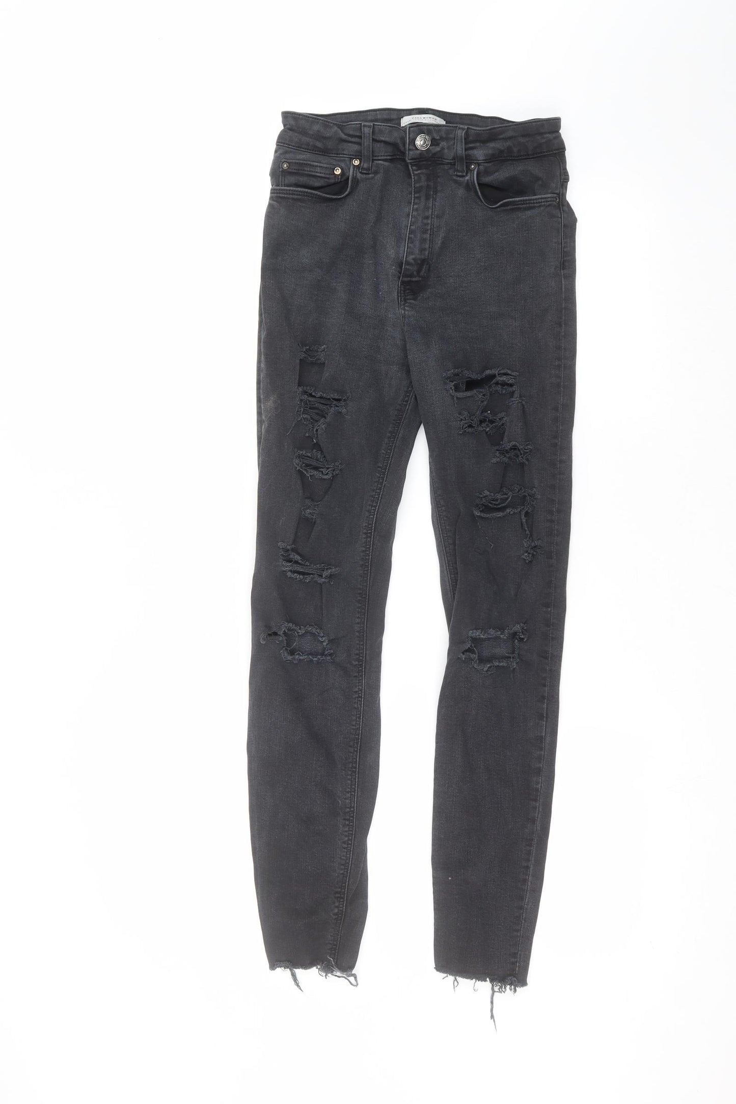 Zara Womens Black   Skinny Jeans Size 8 L26 in