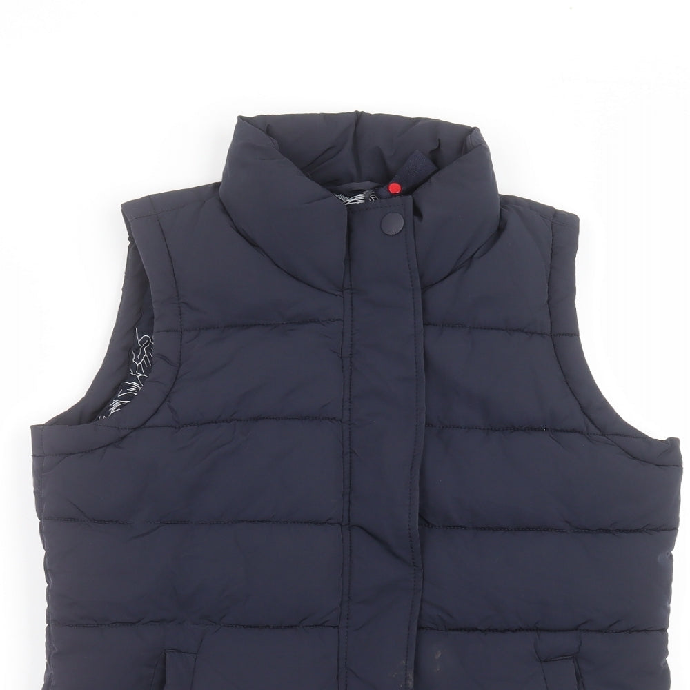 Joules Womens Blue   Gilet Coat Size 10