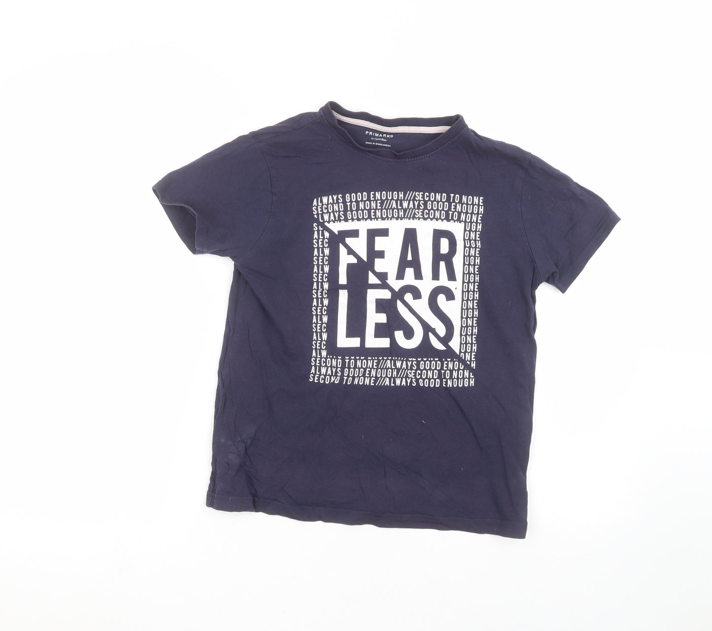 Primark Boys Blue   Basic T-Shirt Size 10-11 Years