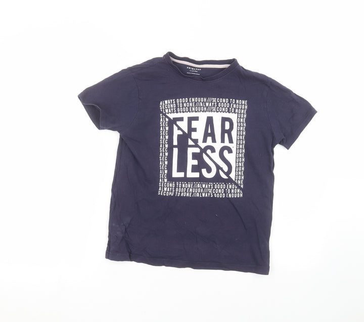 Primark Boys Blue   Basic T-Shirt Size 10-11 Years