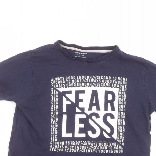 Primark Boys Blue   Basic T-Shirt Size 10-11 Years