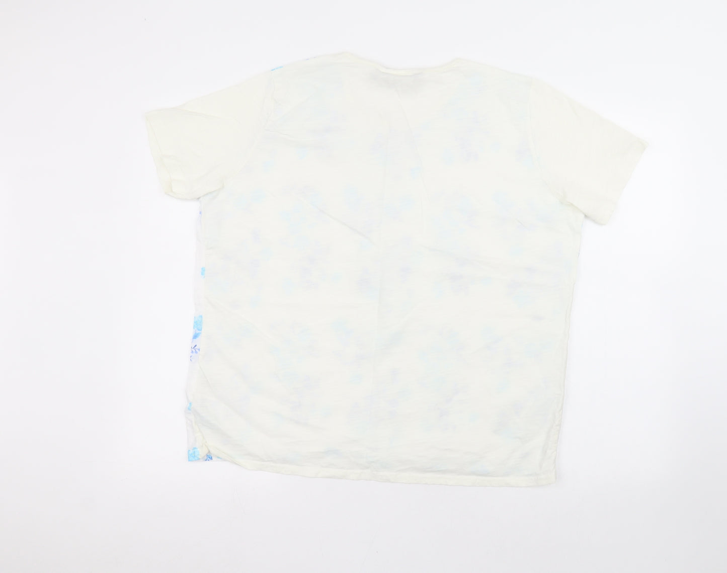 EWM Womens White   Basic T-Shirt Size L