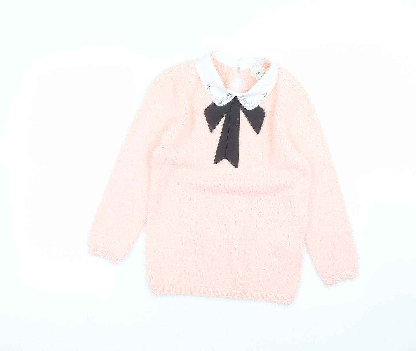 River Island Womens Pink   Pullover Jumper Size 8