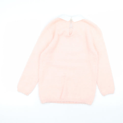 River Island Womens Pink   Pullover Jumper Size 8