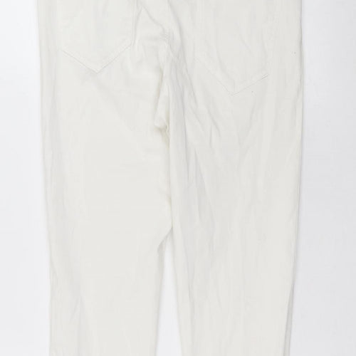 ESMARA Womens White   Skinny Jeans Size 14 L27 in