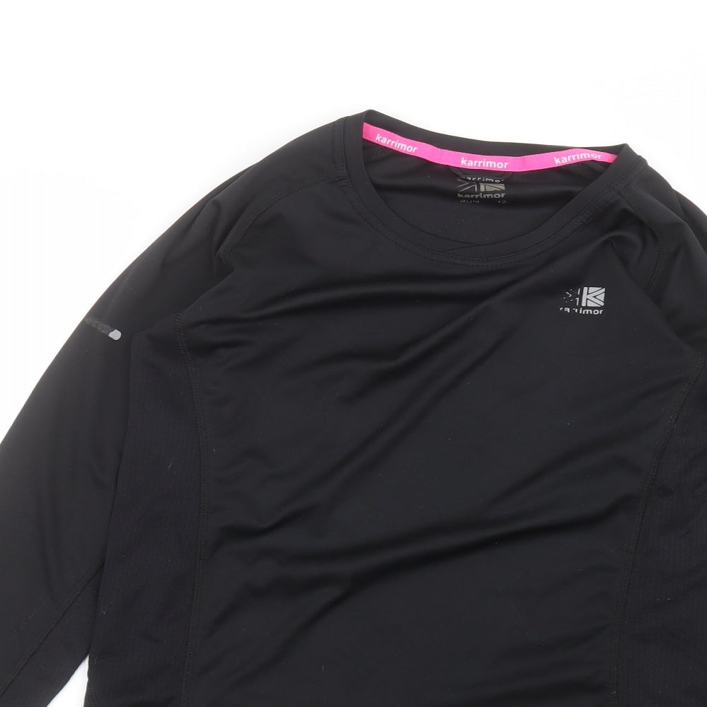 Karrimor Womens Black   Basic T-Shirt Size 12
