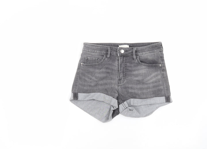 H&M Womens Black Bermuda Shorts Size 8