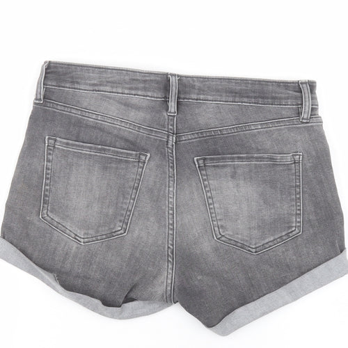 H&M Womens Black   Bermuda Shorts Size 8