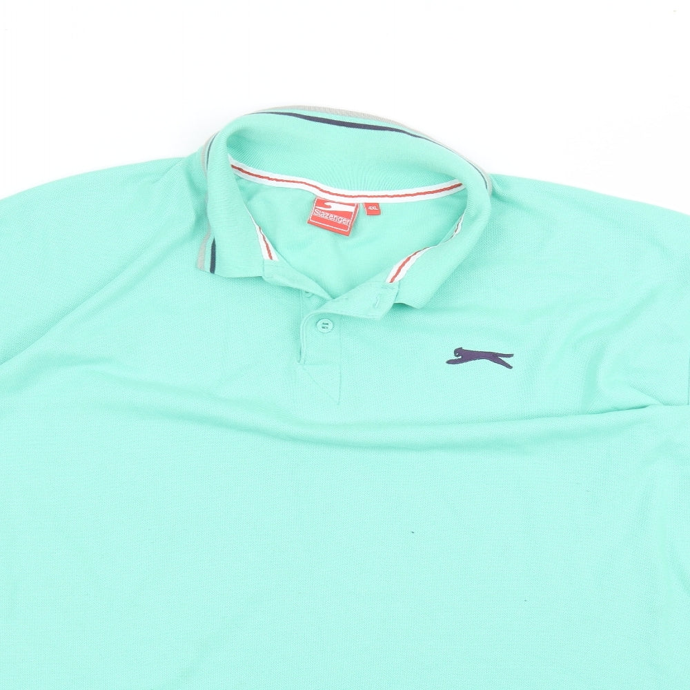 Slazenger Mens Green    Polo Size 4XL