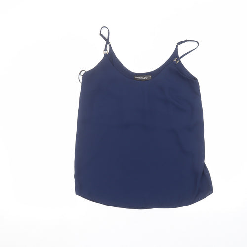 Dorothy Perkins Womens Blue   Basic Blouse Size 8