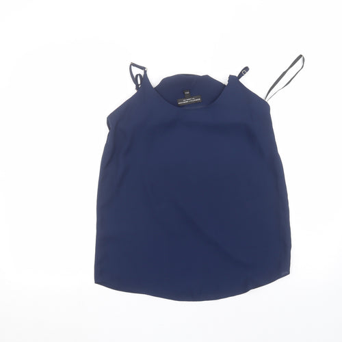 Dorothy Perkins Womens Blue   Basic Blouse Size 8