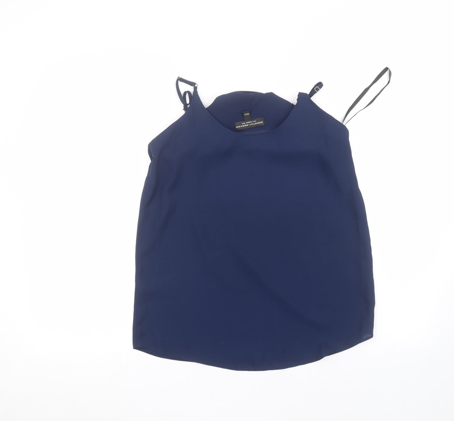Dorothy Perkins Womens Blue   Basic Blouse Size 8