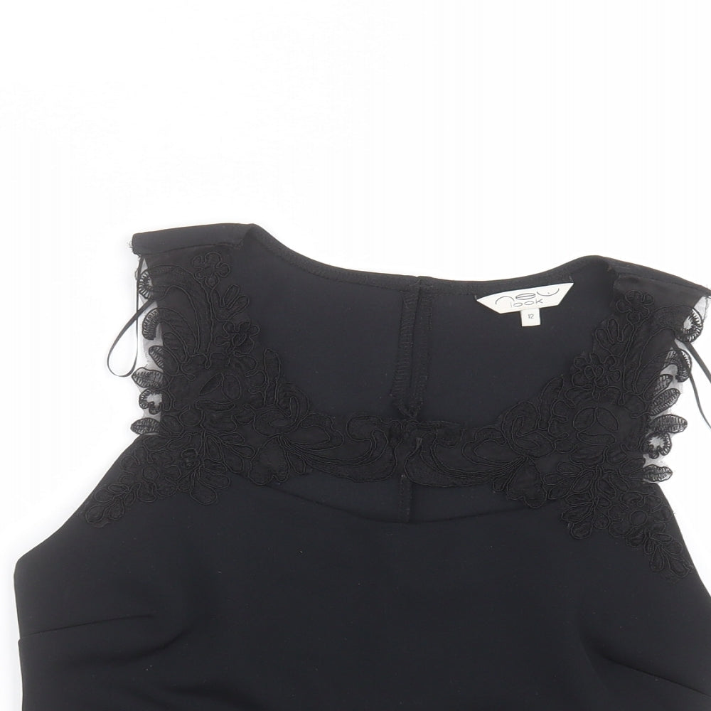 New Look Womens Black   Basic T-Shirt Size 12
