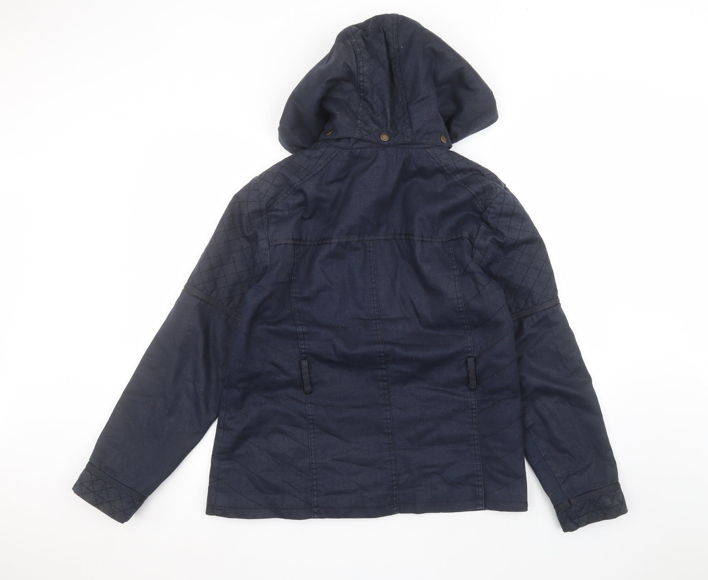 MANTARAY PRODUCTS Womens Blue   Parka Coat Size 16