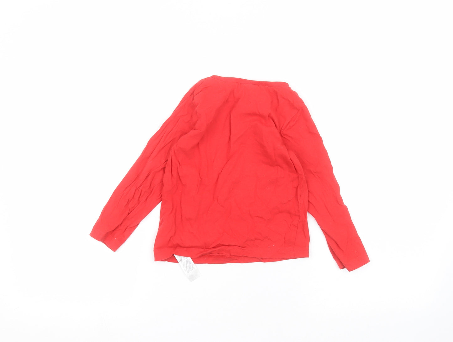 Avon Boys Red   Basic T-Shirt Size 3-4 Years  - paw patrol
