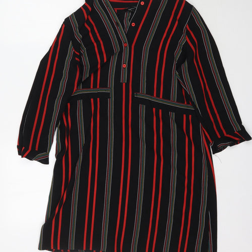 Matalan Womens Multicoloured Striped  Sheath  Size 12