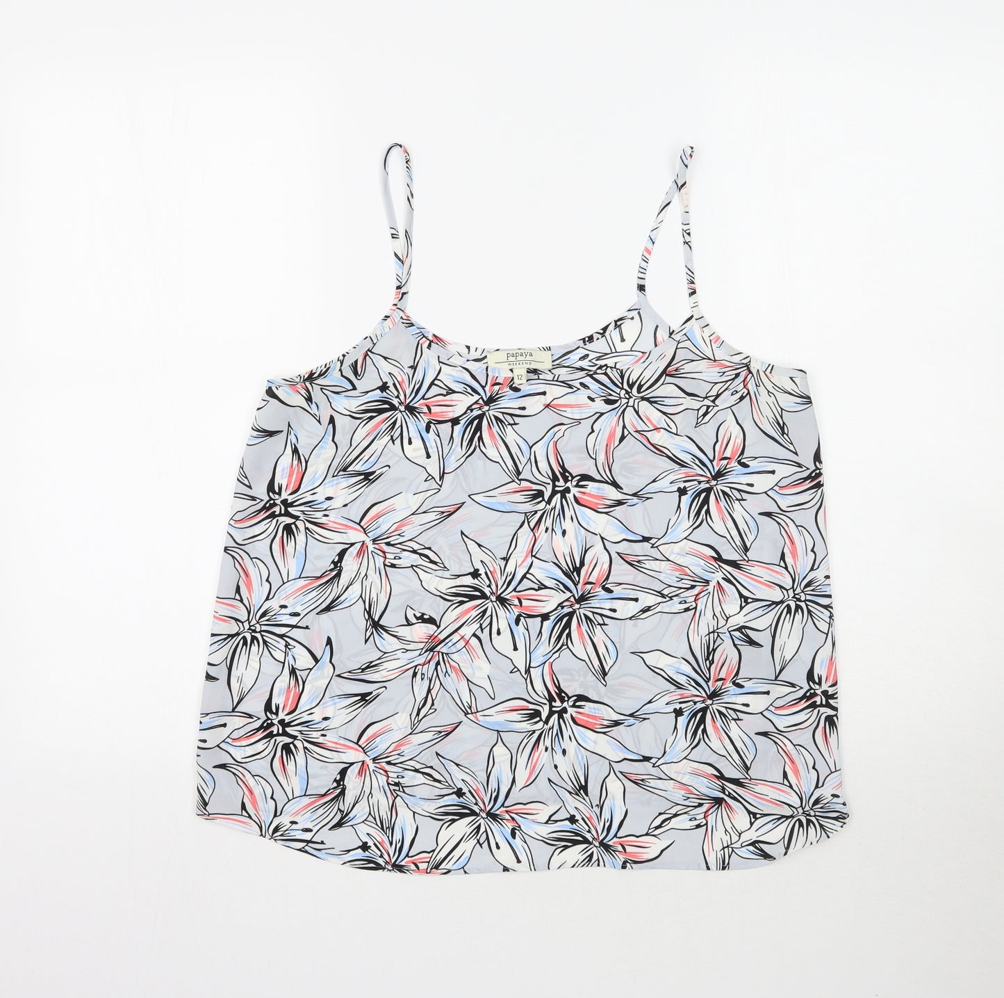 Matalan Womens Multicoloured Floral  Camisole Blouse Size 12