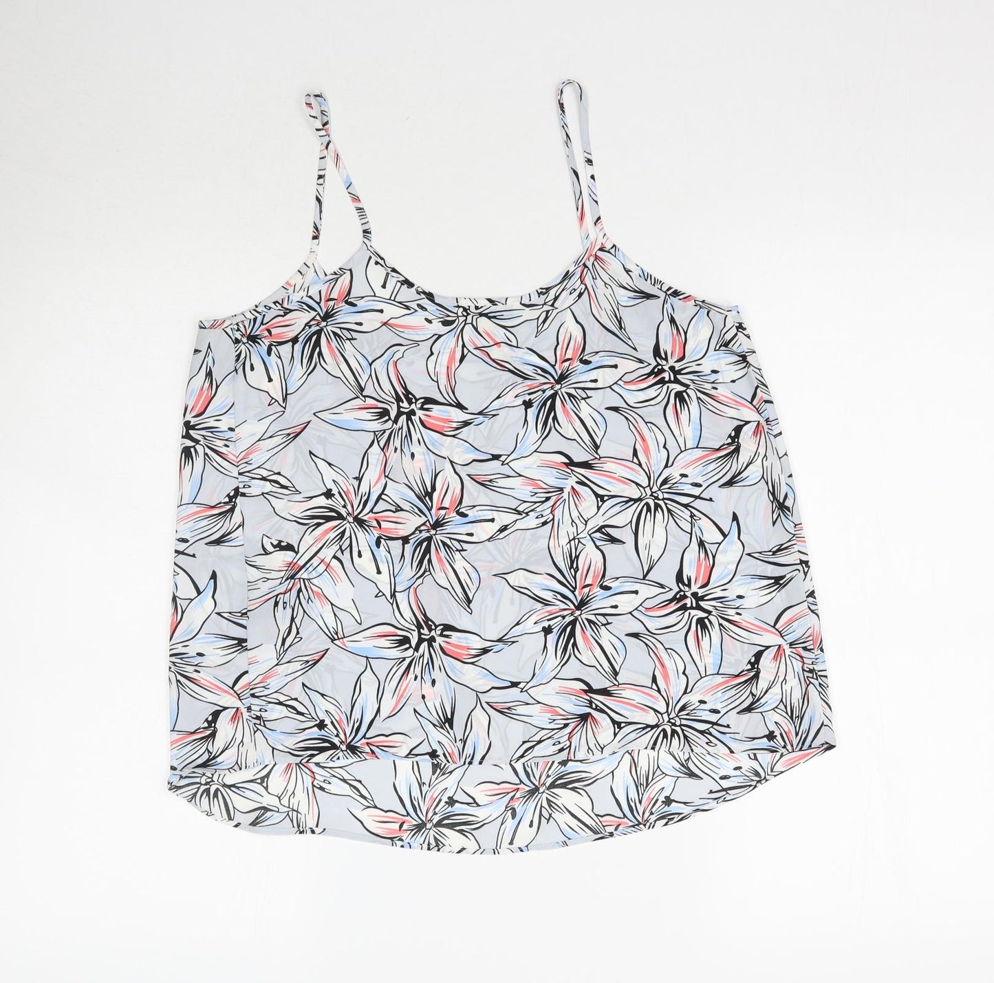 Matalan Womens Multicoloured Floral  Camisole Blouse Size 12