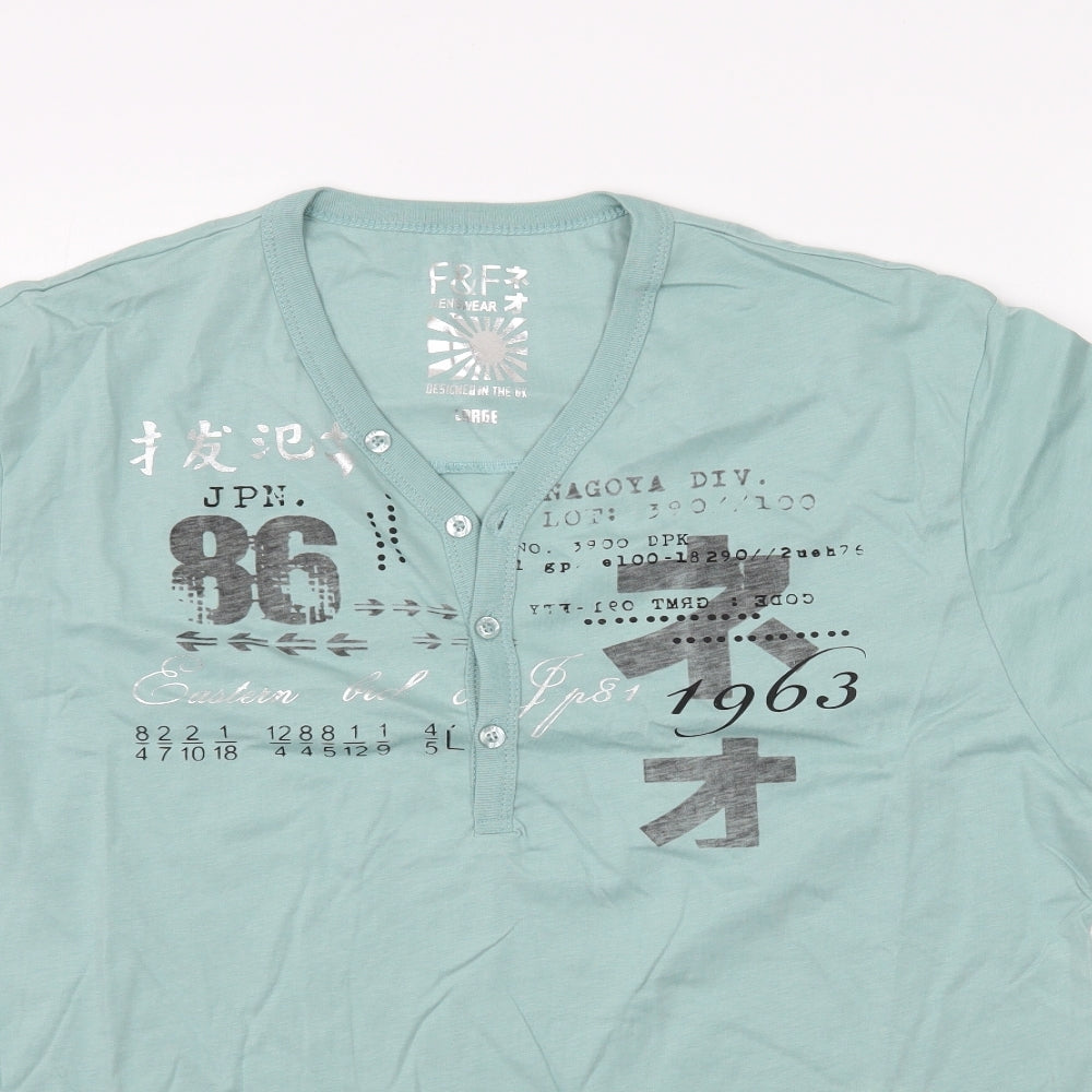 F&F Mens Blue    T-Shirt Size L