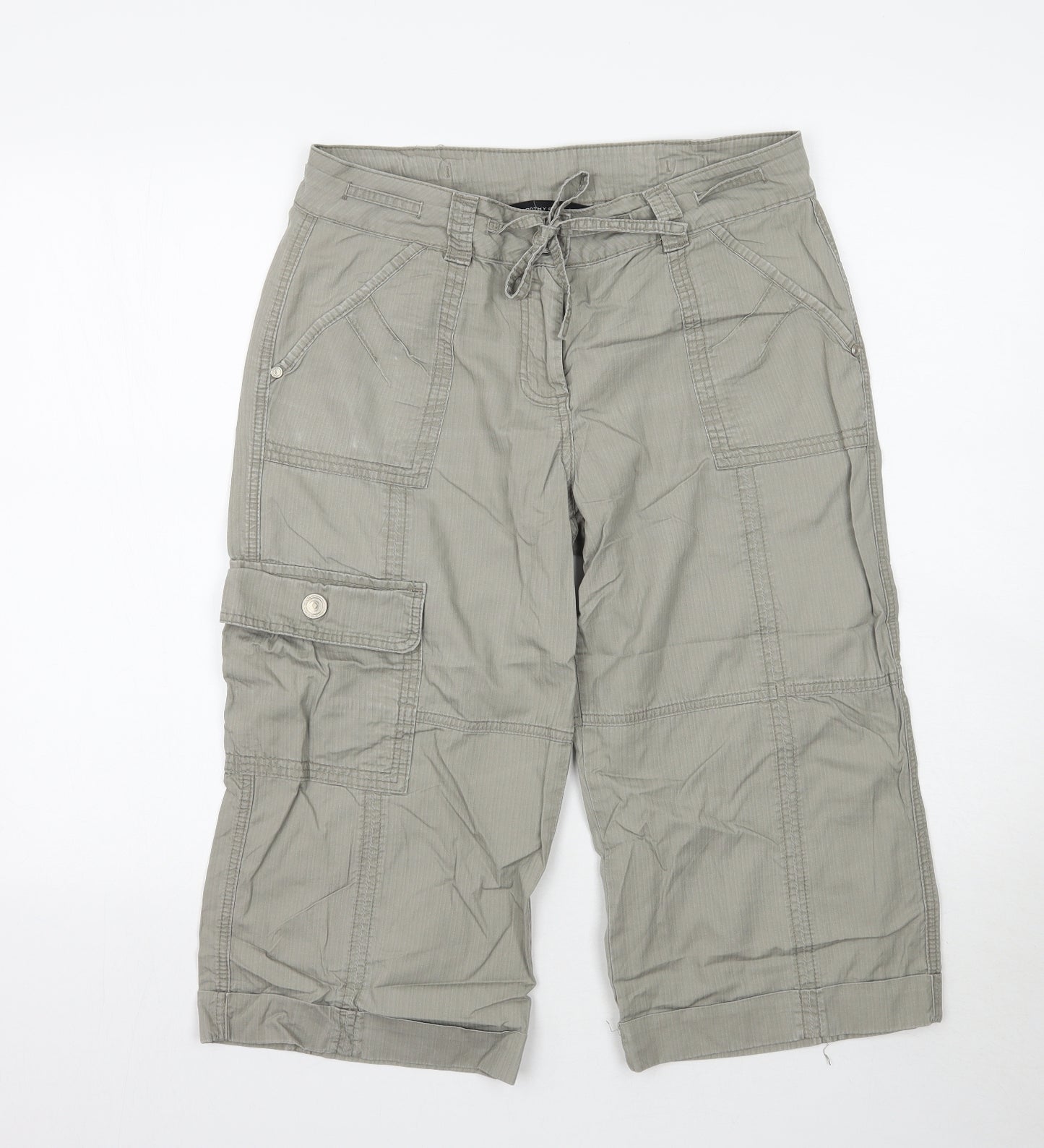 Dorothy Perkins Womens Green   Cargo Shorts Size 12