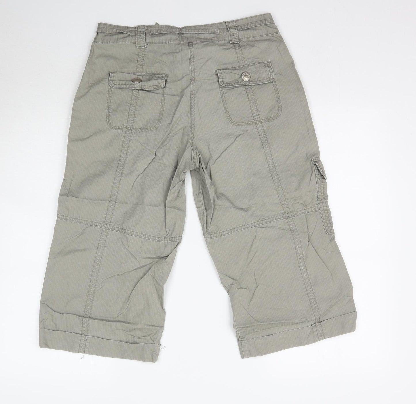 Dorothy Perkins Womens Green   Cargo Shorts Size 12
