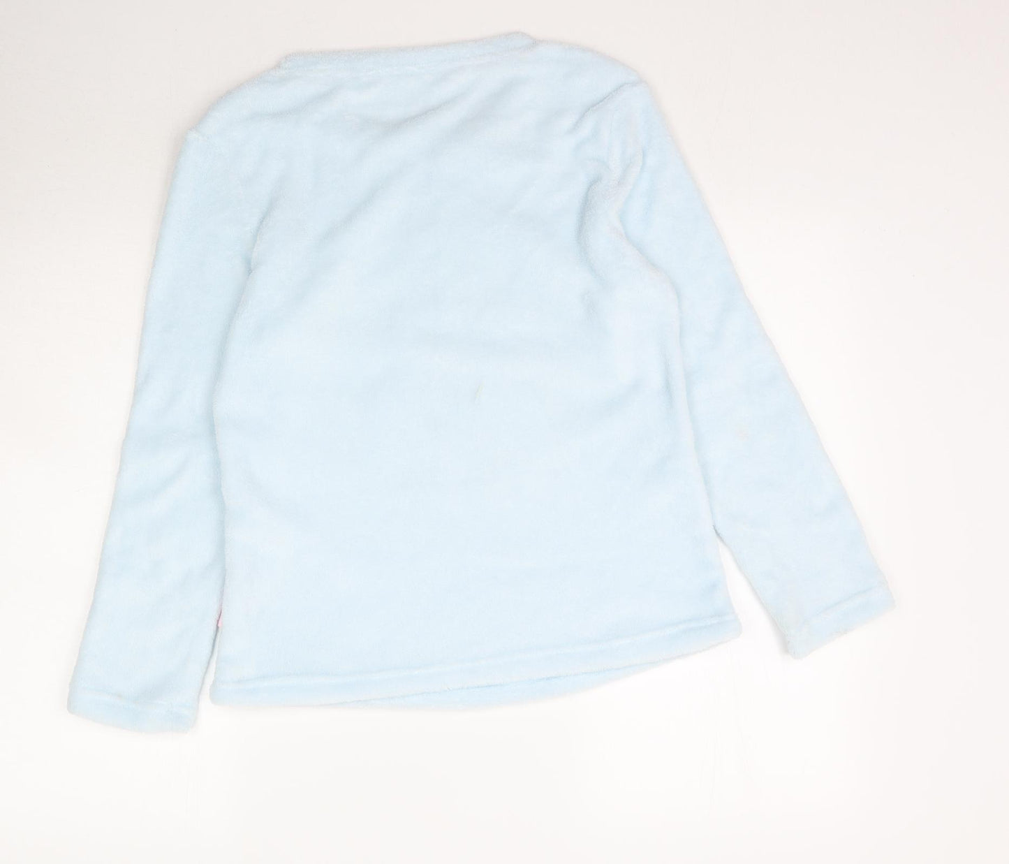 Disney Womens Blue Solid  Top Pyjama Top Size S  - Fluffy Cat Nap