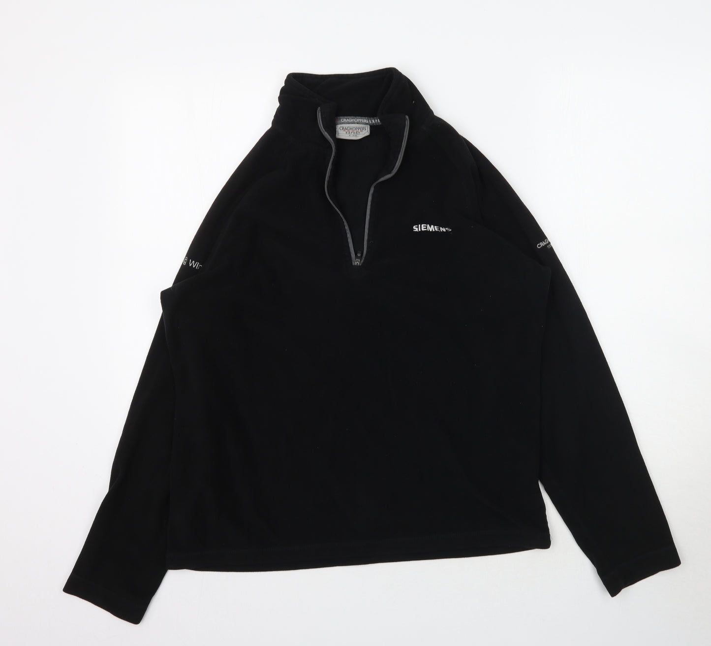 Craghoppers Mens Black  Fleece Pullover Sweatshirt Size M
