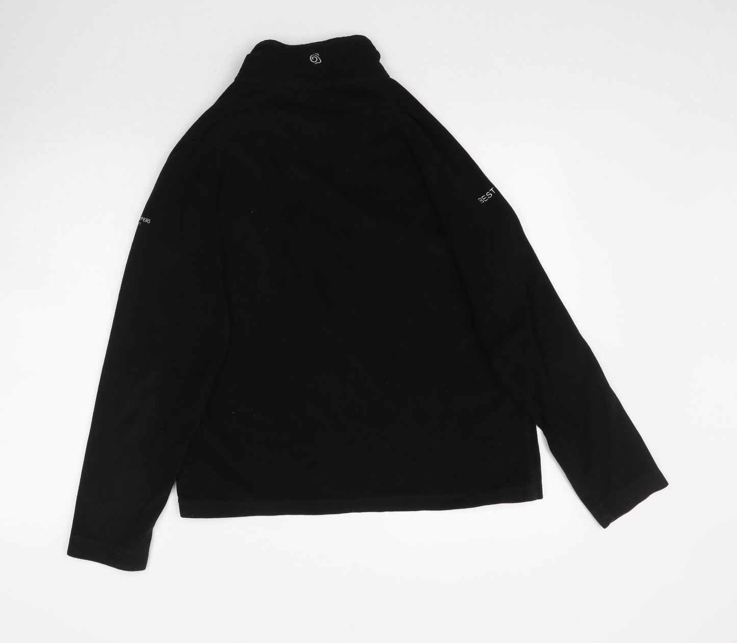 Craghoppers Mens Black  Fleece Pullover Sweatshirt Size M
