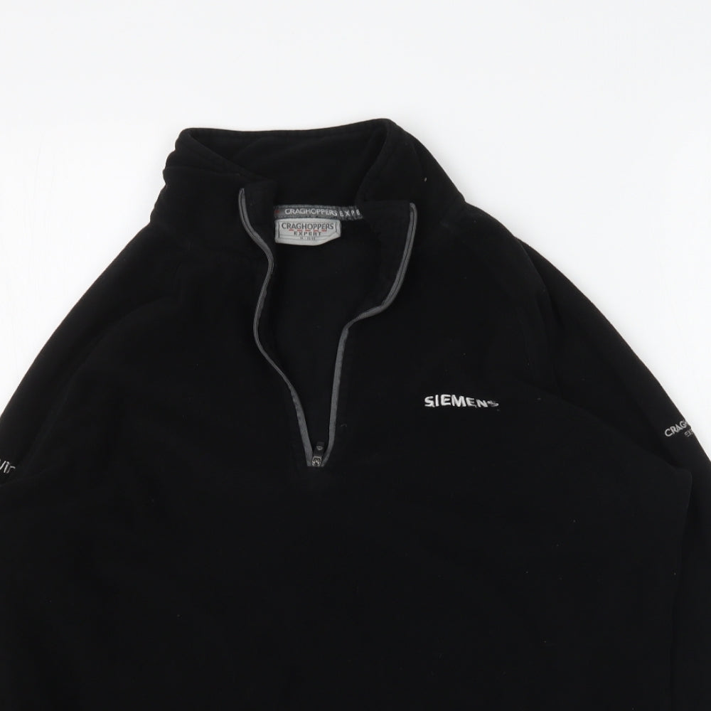 Craghoppers Mens Black  Fleece Pullover Sweatshirt Size M