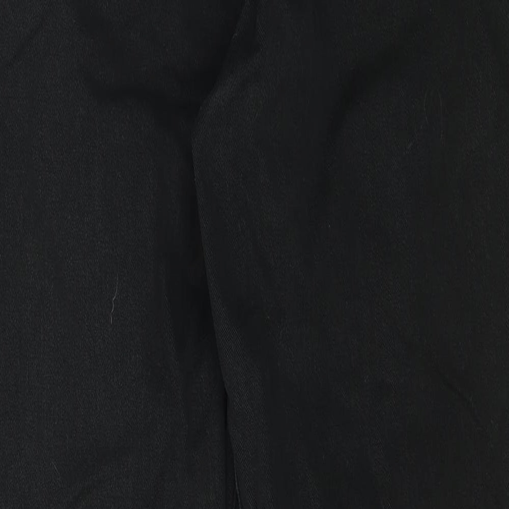 Trader Womens Black  Denim Straight Jeans Size 14 L30 in